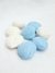Mini Sabonete Conchas do Mar Azul e Branco - 50 unidades - Atacadão do Artesanato