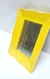 Quadro Moldura Com Espelho Amarelo - 13 x 18 cm - comprar online