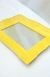 Quadro Moldura Com Espelho Amarelo - 13 x 18 cm