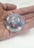 Chapeuzinho de Tecido Azulado Florido 04x2,5 cm - 10 unidades - Atacadão do Artesanato