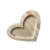 Petisqueira coração em pinus - 15 x 12 cm - Atacadão do Artesanato
