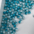 100 Bolas plásticas 8mm Azul com branco texturizada - Bola passante - comprar online
