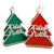 Porta guardanapo árvore de Natal Vermelha MDF à laser - 13 x 9 x 5 cm - comprar online