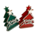 Porta guardanapo árvore de Natal Vermelha MDF à laser - 13 x 9 x 5 cm - loja online