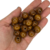 100 Bolas de madeira 16mm Marrom escuro envernizada - comprar online