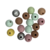15 Bolas ou contas de madeira colorida 16 mm - comprar online