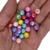 100 Bolas plásticas 10mm Coloridas Multifacetada - Bola passante - comprar online