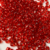 Miçangas Vermelha cristal 6/0 4x3mm