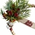 Guirlanda de Natal com Bolas de madeira Ursinho e Ramos 30 cm - comprar online