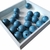 8 Bolas plásticas 18mm Azul Fosca - Bola passante