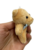 Ursinho de pelúcia com laço azul 8 cm marrom em pé - Lembranças e decorações - comprar online