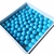 20 Pérolas plásticas 12mm Azul Celeste fosca - Bola passante
