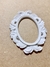 Moldura arabesco oval em Resina 9,5 x 7,5 cm - Atacadão do Artesanato