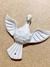 Pombo Espírito Santo em Resina médio 6,5 x 7,5 cm - comprar online