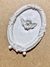 Anjo com moldura oval em Resina 7,5 x 5 cm - loja online
