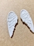 Par de asas de anjo em Resina 5,5 x 2 cm - Atacadão do Artesanato