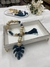 Colar de Madeira Decorativo Azul 60cm. - Centro De Mesa Ou Presente Elegante - Atacadão do Artesanato