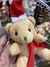 Ursinho de Natal pelúcia com chaveiro - 10cm - comprar online