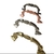 Puxador de Metal Saphire Ouro velho Banhado em Zamak 6,5 cm - loja online