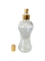 Frasco Cinturinha Transparente 250ml - Tampa Spray Luxo Dourada - comprar online