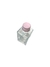 Frasco de vidro quadrado 30ml com tampa rosa claro - REF 104 - comprar online