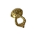 Puxador de Metal Dourado Banhado em Zamak 4 cm na internet
