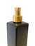 Frasco de vidro Preto fosco 250 ml - Tampa Spray Dourada - comprar online