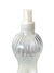 Frasco Cinturinha Transparente 250ml - Tampa Spray Luxo Branca na internet