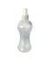 Frasco Cinturinha Transparente 250ml - Tampa Spray Luxo Branca