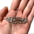Puxador de Metal Prata Banhado em Zamak 5,5 cm - comprar online