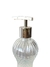 Frasco Cinturinha Transparente 250ml - Pump Sabonete Luxo Prata - comprar online
