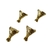 Kit Pezinhos Em Metal Dourado Grande Modelo Egípcio - 4 peças - Atacadão do Artesanato