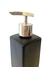Frasco de vidro Preto fosco 250 ml - Pump Sabonete Luxo Prata - comprar online