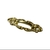 Puxador de Metal Dourado Banhado em Zamak 5,5 cm na internet