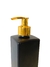 Frasco de vidro Preto fosco 250 ml - Pump Sabonete Cromada Dourada - comprar online