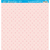 Papel para Scrapbook Estampas básicas - Corações rosa bebê 30,5 x 30,5 cm SBB-002