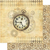 Papel para Scrapbook Dupla face - Relógio e engrenagens 30,5 x 30,5 cm SD-0702