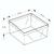Caixa de Acetato Transparente 15x15x06 cm - 20 unidades