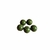 Bolas Plásticas 12mm. Verde - Bola Passante - 25grs.