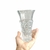 Vaso De Vidro Transparente Trabalhado - 15x7,5cm. Capacidade 445grs. - comprar online
