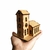 Miniatura Igreja M Em Mdf Cru Decoração Presentes Religioso - comprar online