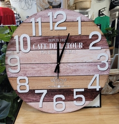 Reloj Cafe de la Tour 49cm