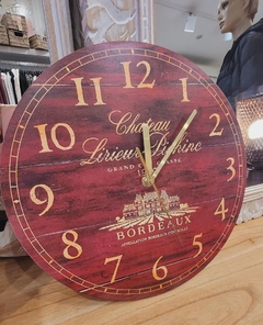 Reloj de pared Bordeaux 29cm - comprar online