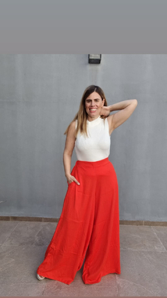 Pantalon pollera largo sale