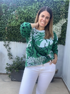 Sweater Palma y Leopardo - comprar online