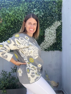 Sweater Flores y Leopardo - tienda online