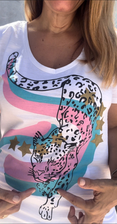 Remera Leopardo colores - comprar online