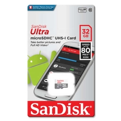 MEMORIA MICRO SD CLASE 10 32GB PARA CELULARES SANDISK ULTRA 100M - comprar online