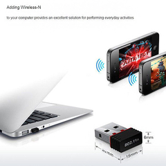 Adaptador Wifi Usb 150Mbps Wireless N Nano Mini LB-Link 2.4Ghz