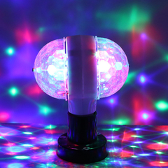 Lámpara Led Giratoria 6w Rgb Foco Doble 3 Colores Bolichera - comprar online